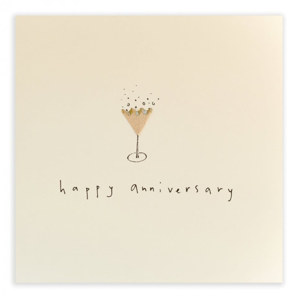 Pencil Shavings Cards by Ruth Jackson Happy Anniversary Fizz