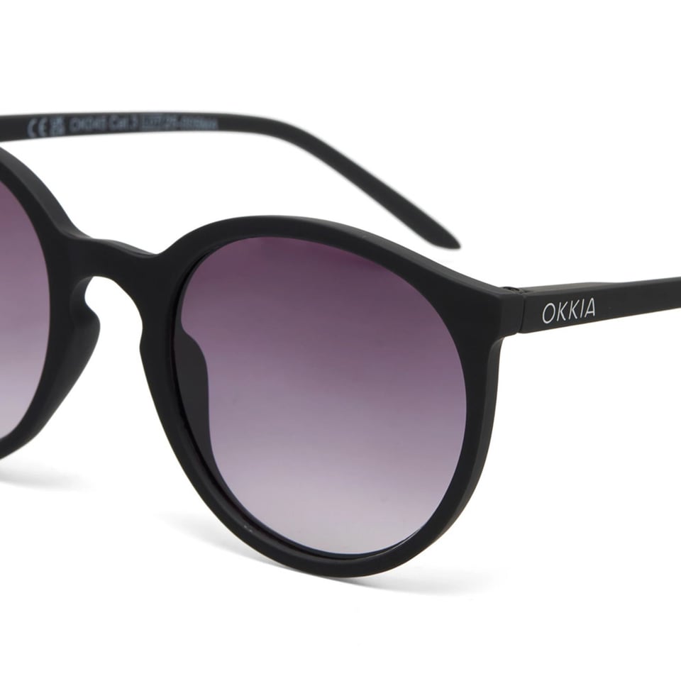 Zonnebril BERLINO Round Black OK045-BK