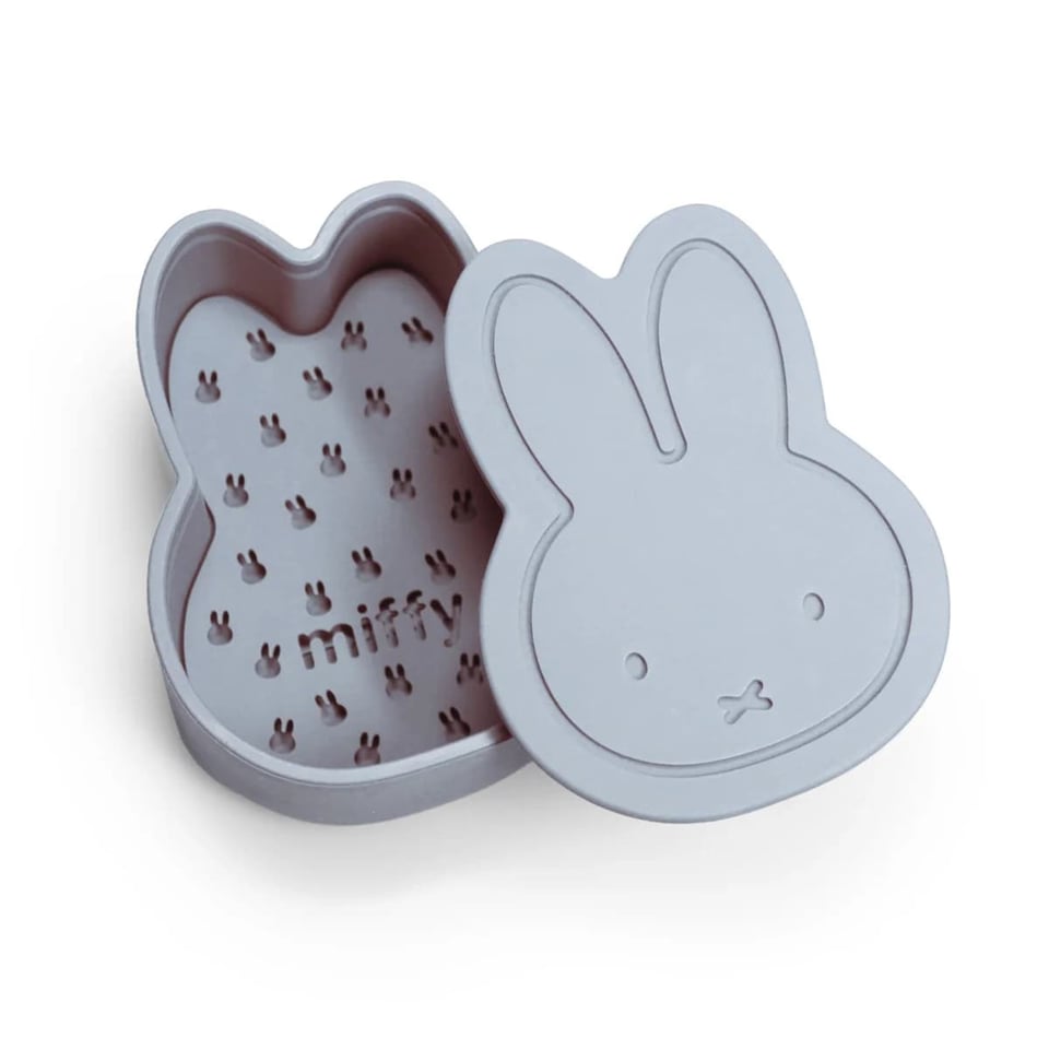 Atelier Pierre Miffy Care Nijntje Silicone Zeepdoosje Silver Blue Miffy Soapbox