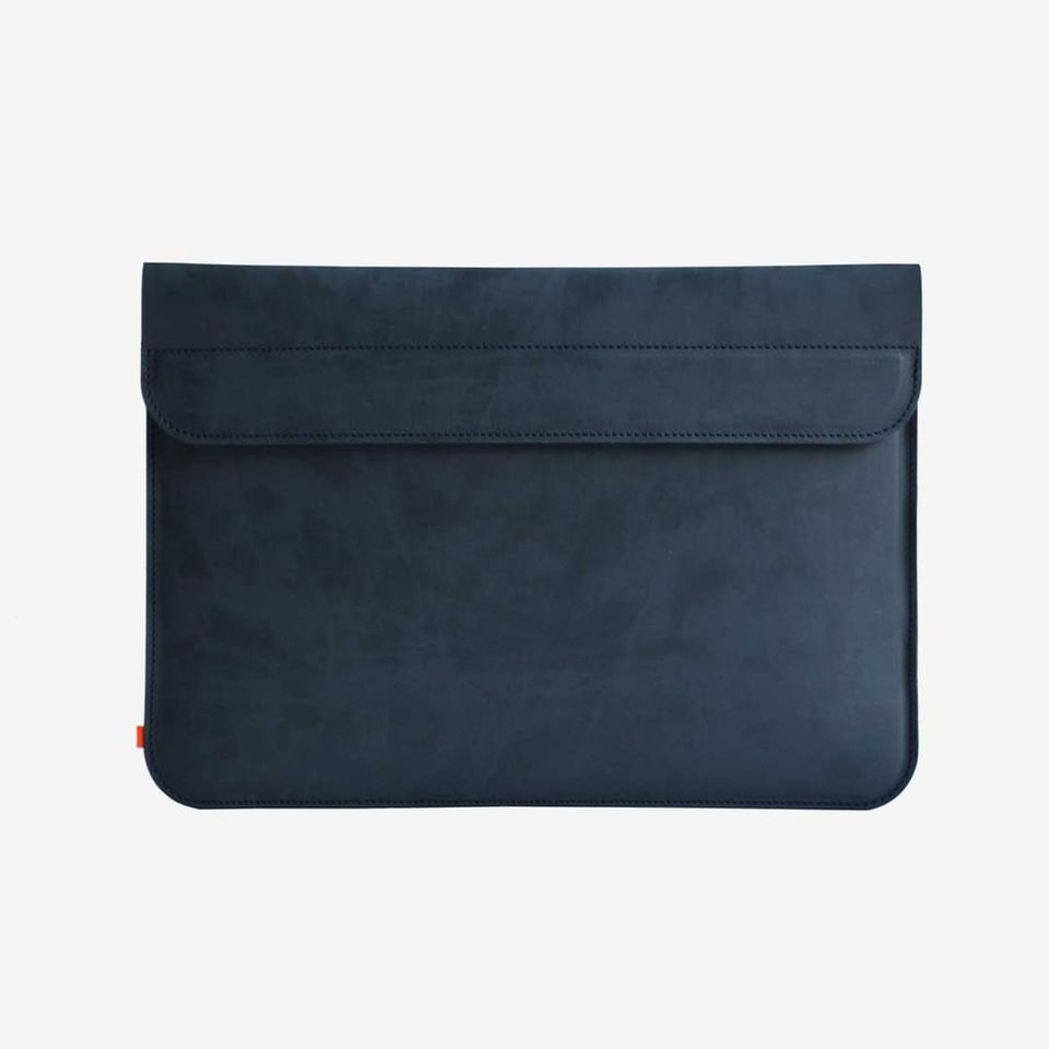 Laptop sleeve of tablet Gerecycled Leer - Maat S