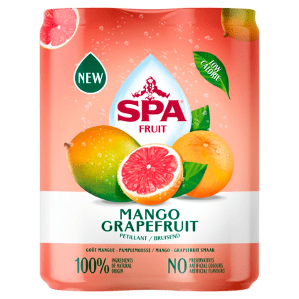 Spa Fruit Sparkling Mango Grapefruit