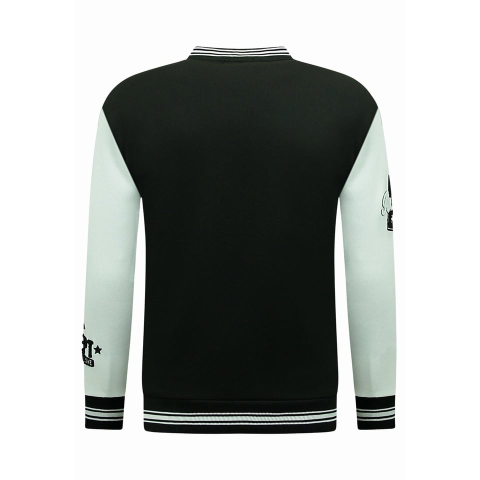 Varsity Vest Heren - Baseball Jas - 903 - Zwart