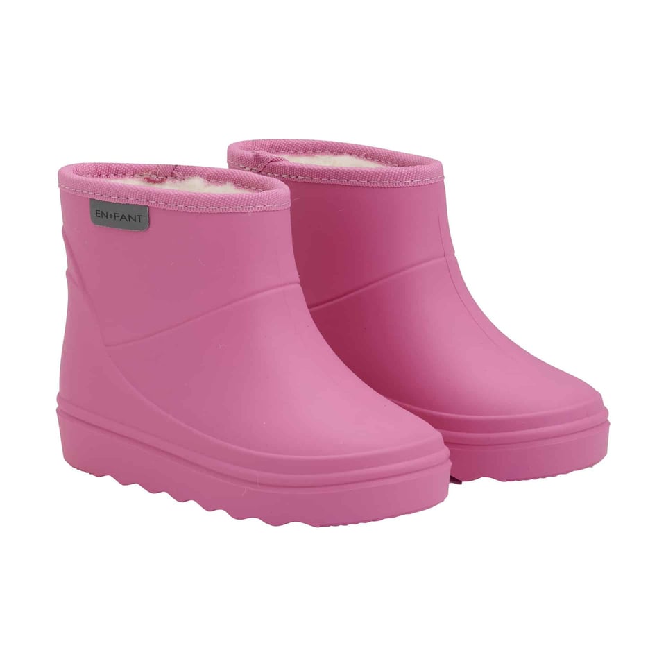 Enfant Thermo Boots Short Solid Carmine Rose