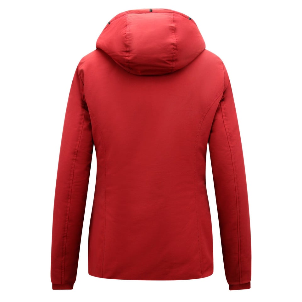 Dames Winterjassen Met Capuchon - 5897 - Rood