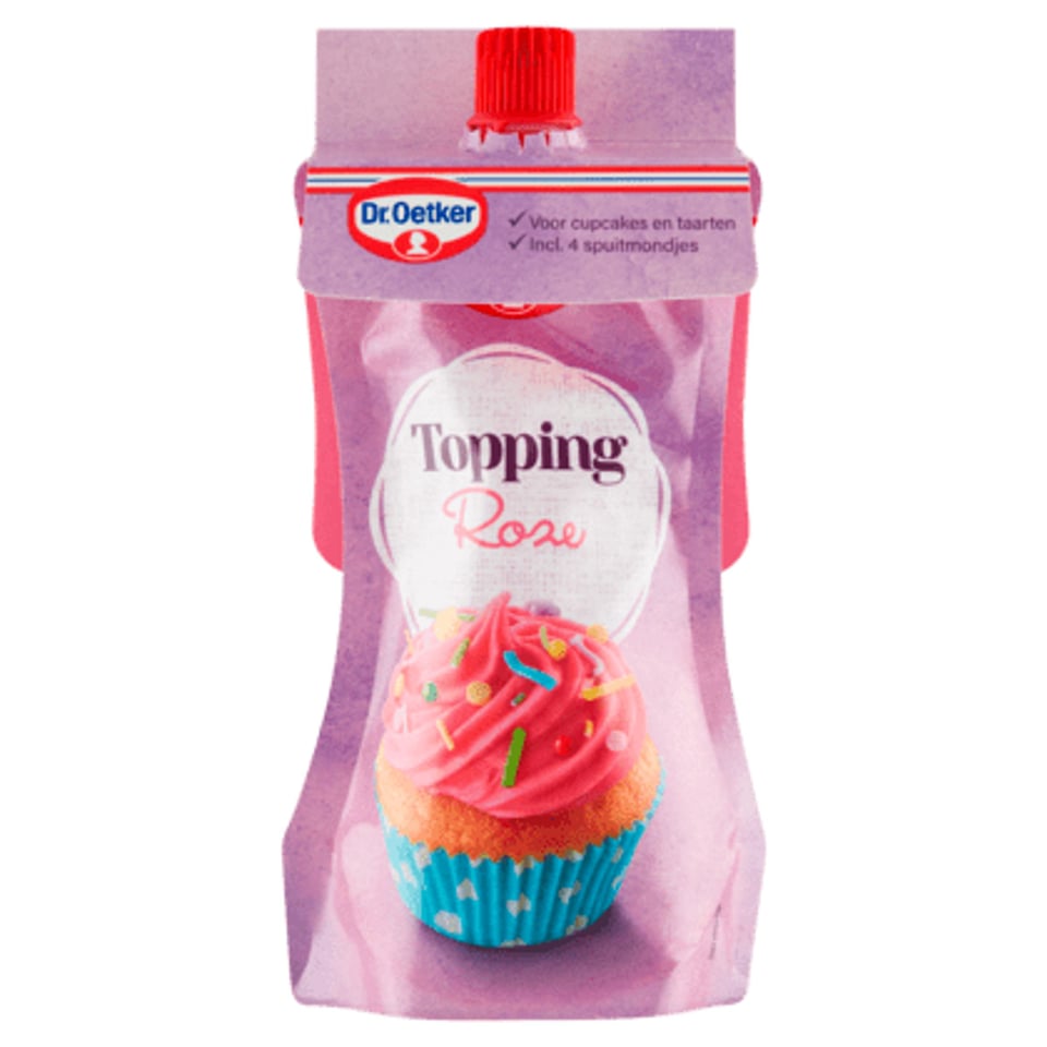 Dr. Oetker Cupcake Topping Roze