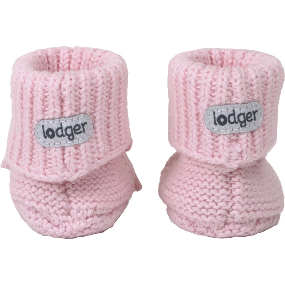 Lodger Babyslofjes Slipper Knit Tan