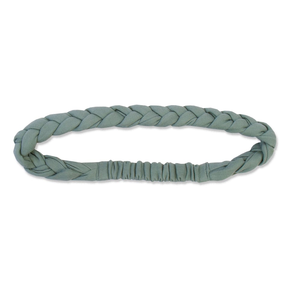 Petit Blush - Braided Headband Sea Green