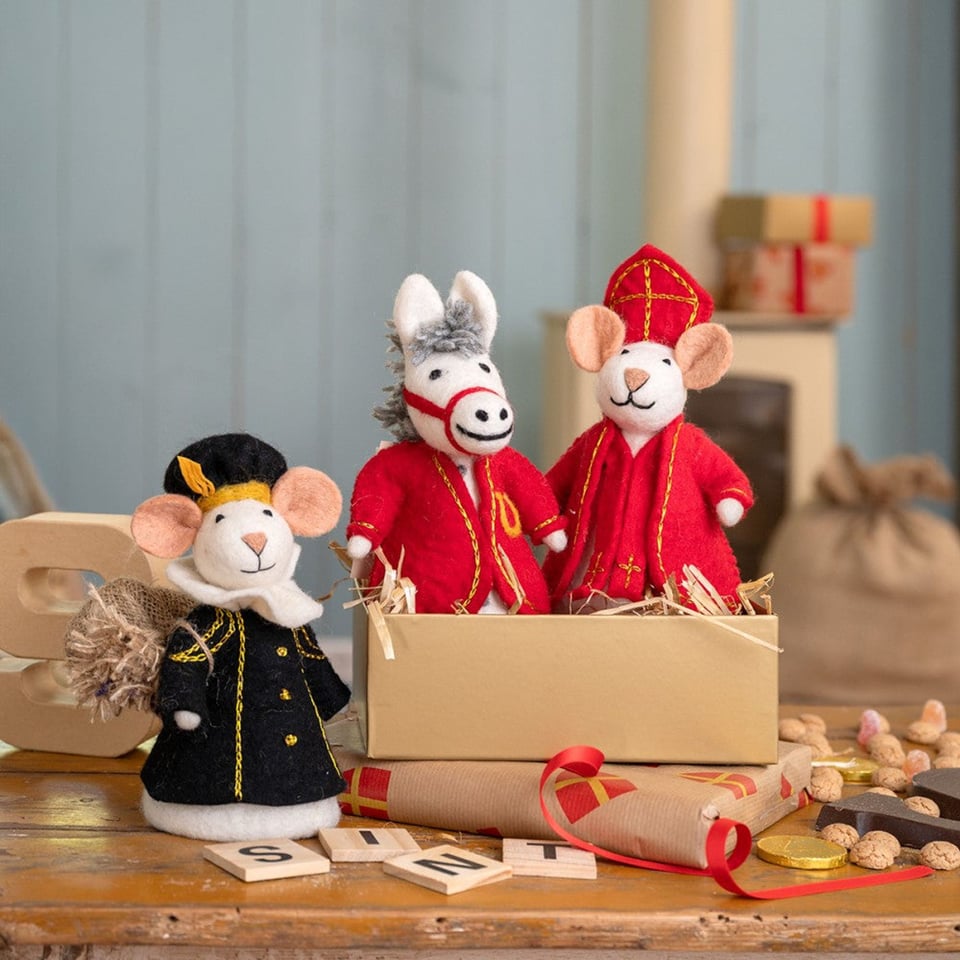 Decoratie Muis Hoofdpiet