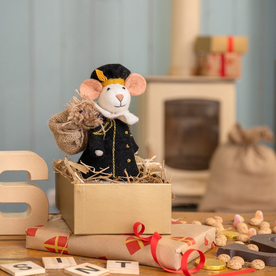 Decoratie Muis Hoofdpiet