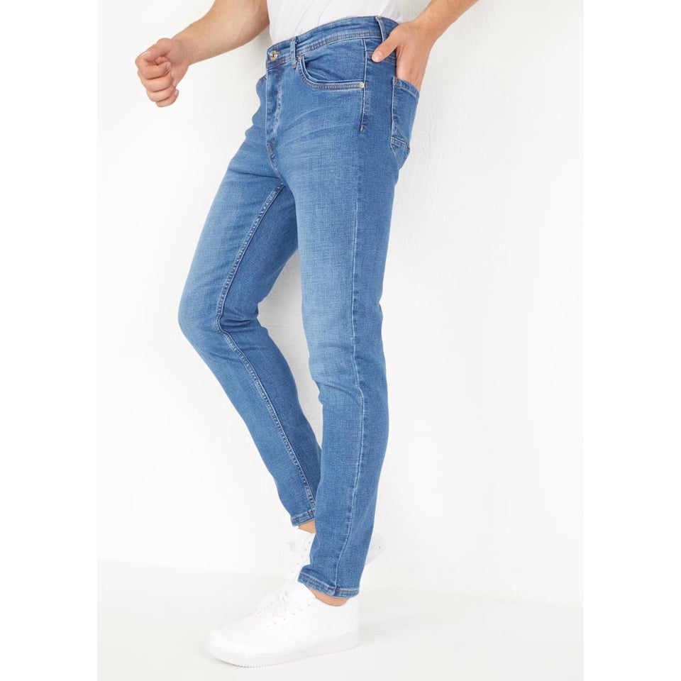 Heren Denim Jeans Regular Fit - DP08 - Blauw