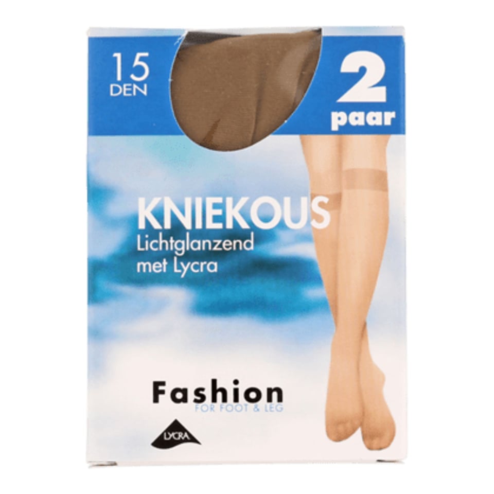 Fashion For Foot&Leg Kniekous Lycra One Size Naturel