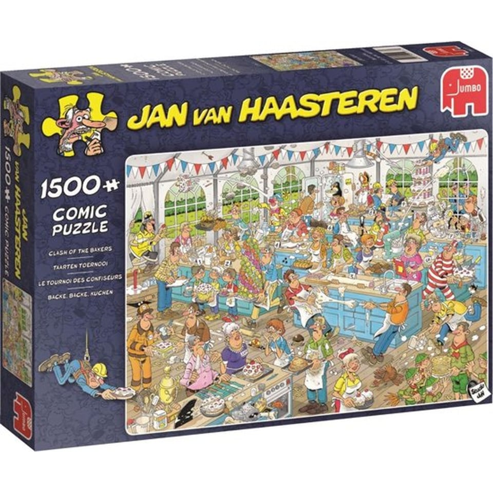 Jan Van Haasteren Puzzel Taarten Toernooi 1500 Stukjes