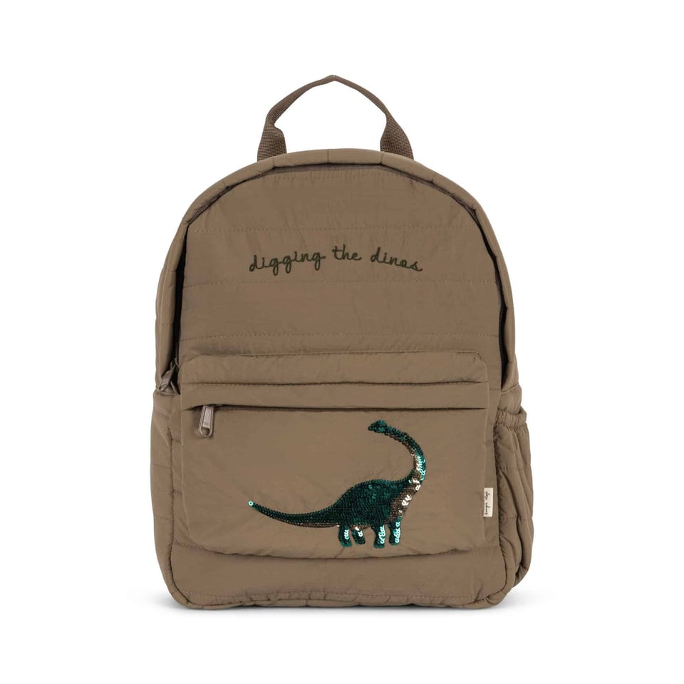 Konges Sløjd Juno Quilted Sequin Backpack Midi Dino