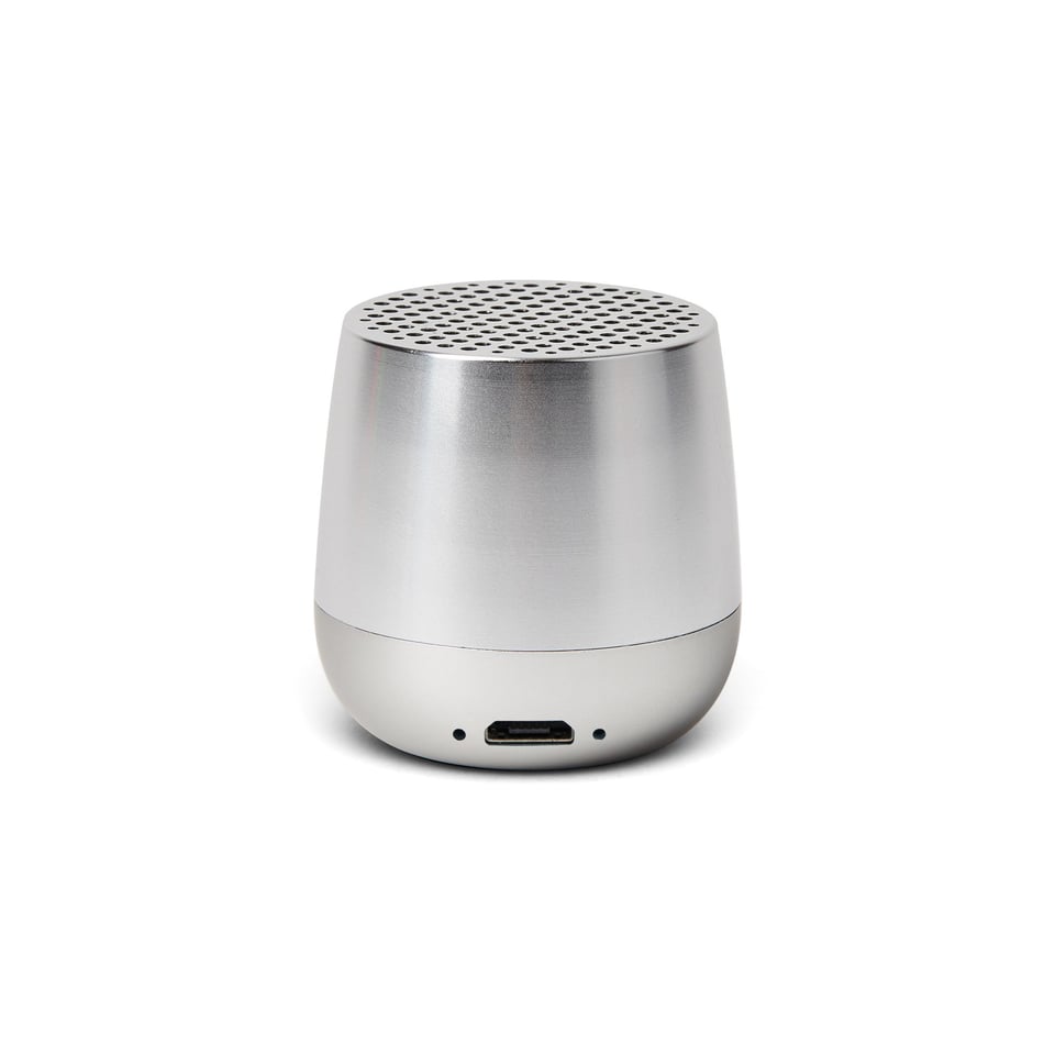 Lexon Mini Speaker Mino Zilver