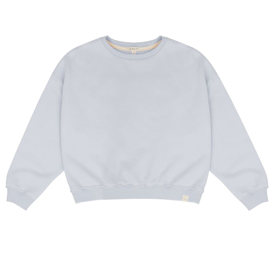 Lucky bird sweater waterblue - Jenest