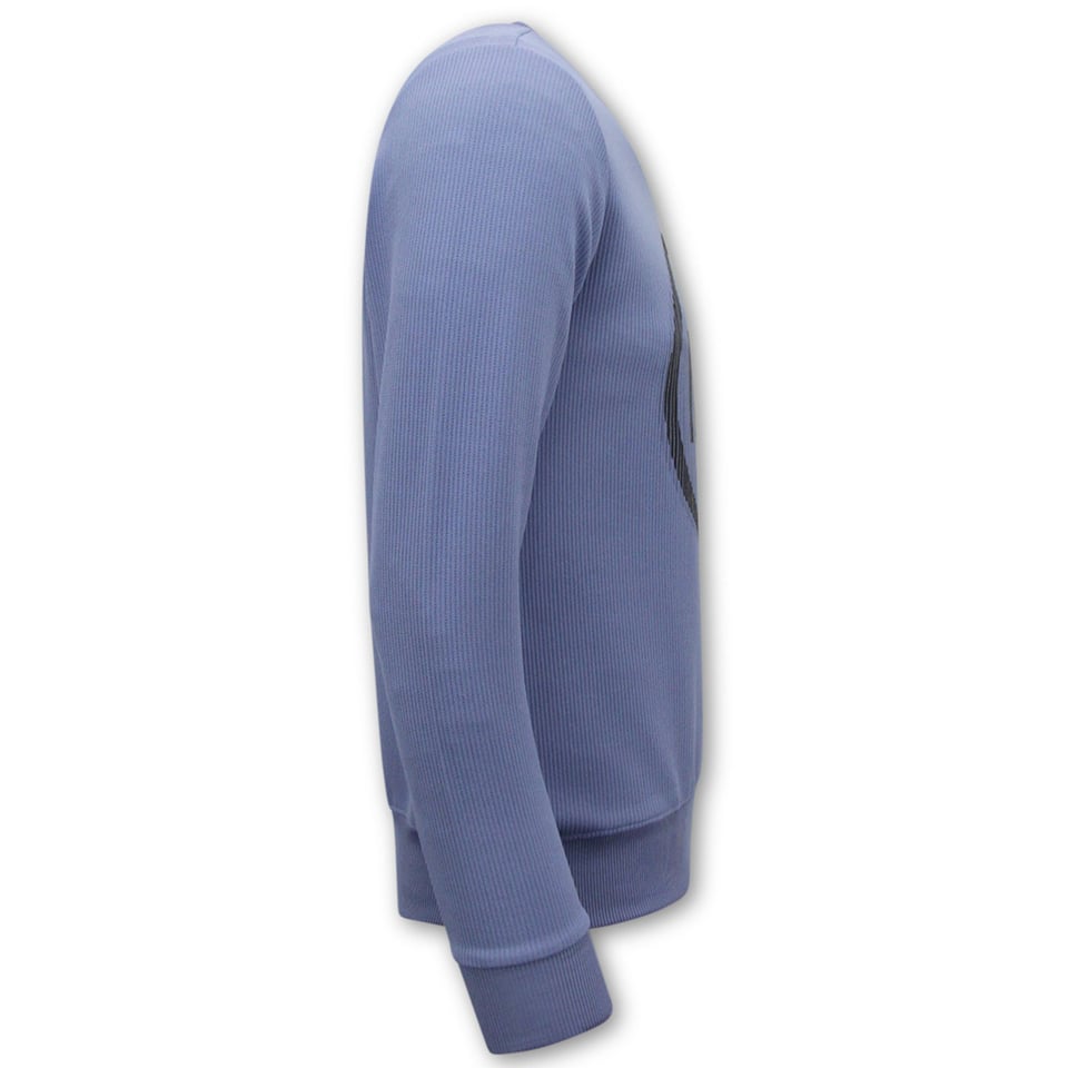 Mannen Sweater ICON - Heren Trui - Blauw