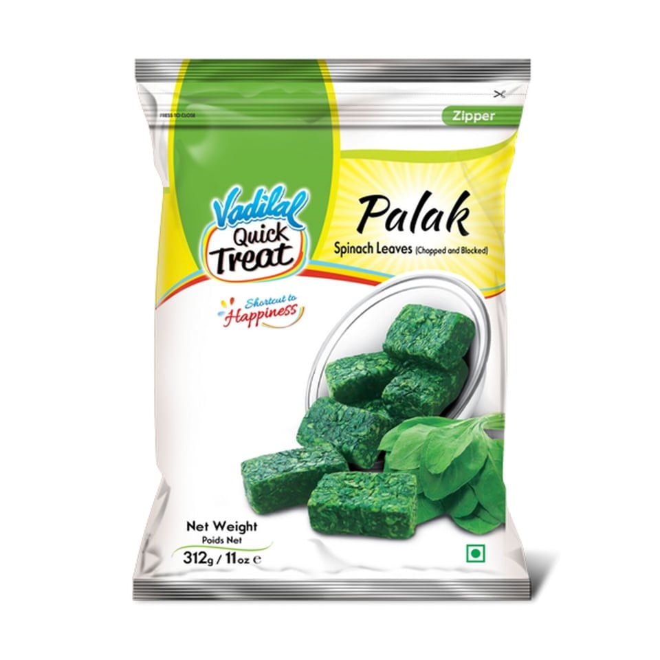 Vadilal Palak Frozen 312Gr