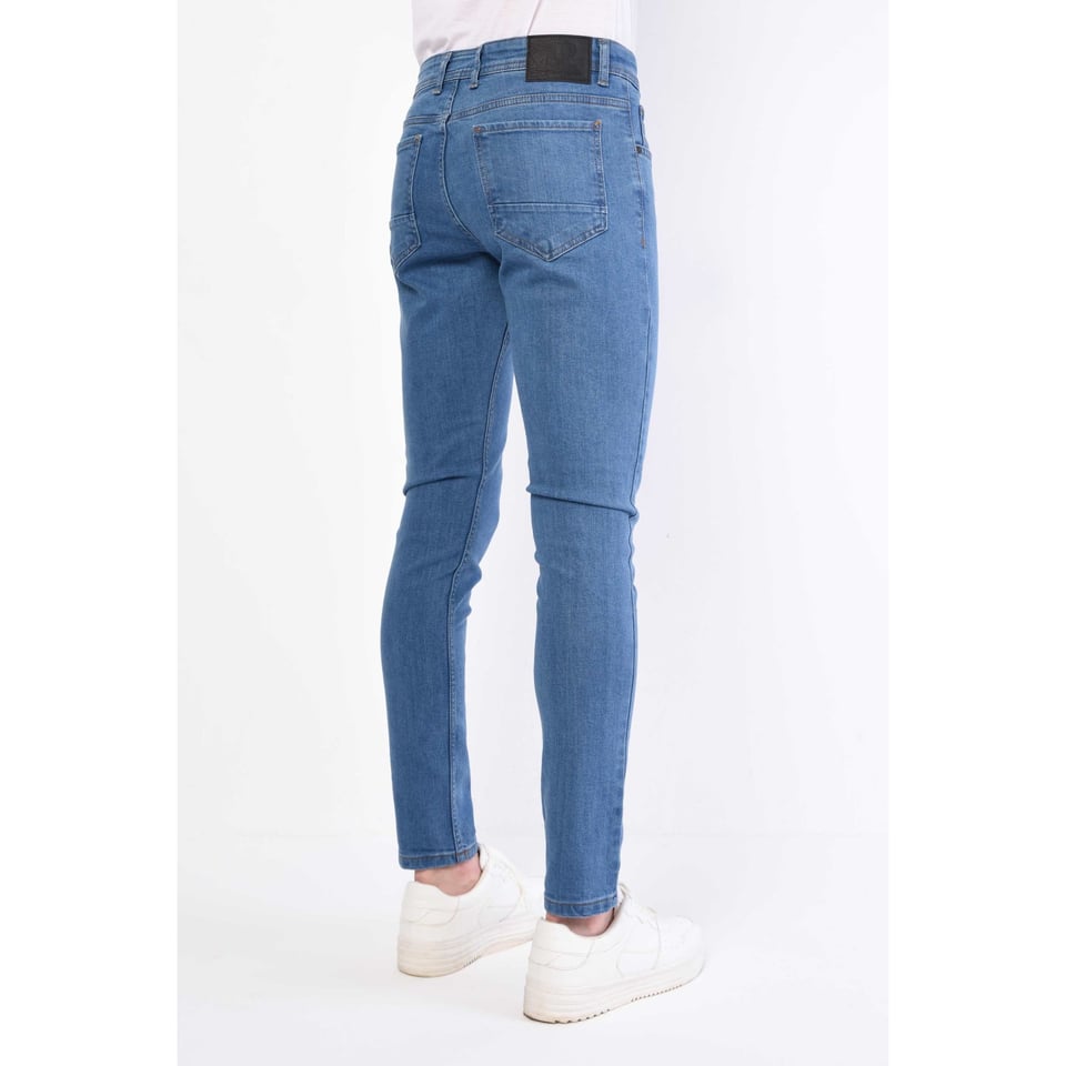 Heren Slim Fit Klassieke Spijkerbroek - DP/S-55 NW - Blauw