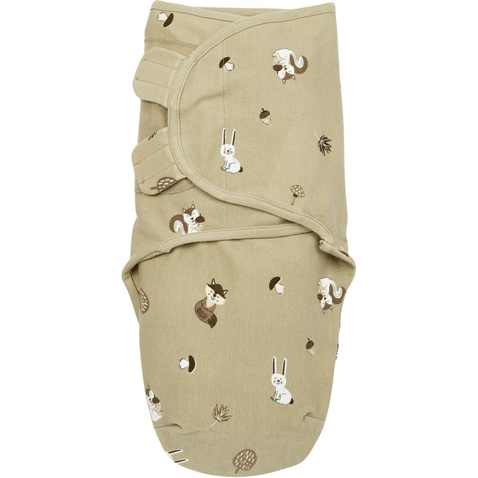 Swaddle Meyco Inbakerdoek 0-3mnd. Forest Animals Sand