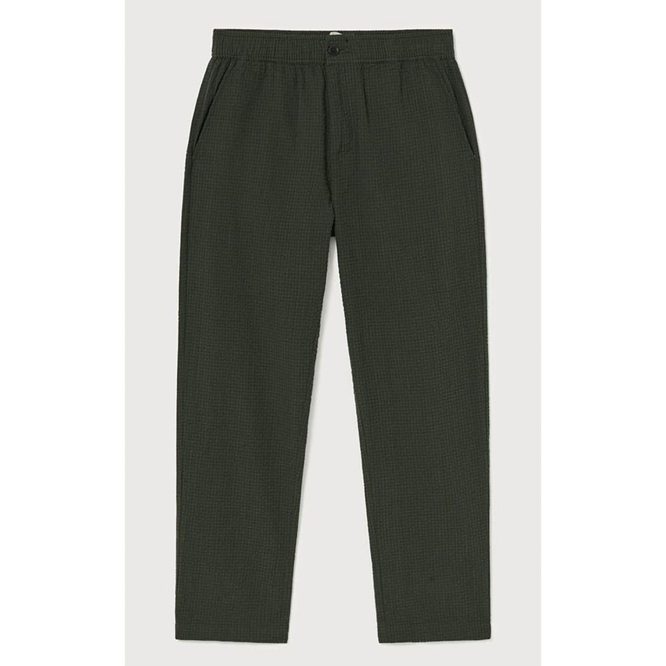 Pants Travel Check Seersucker
