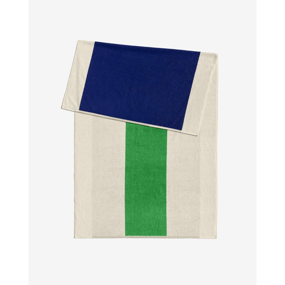 Strand Handdoek by Martens & Martens 90x180 Royal Blue-Green