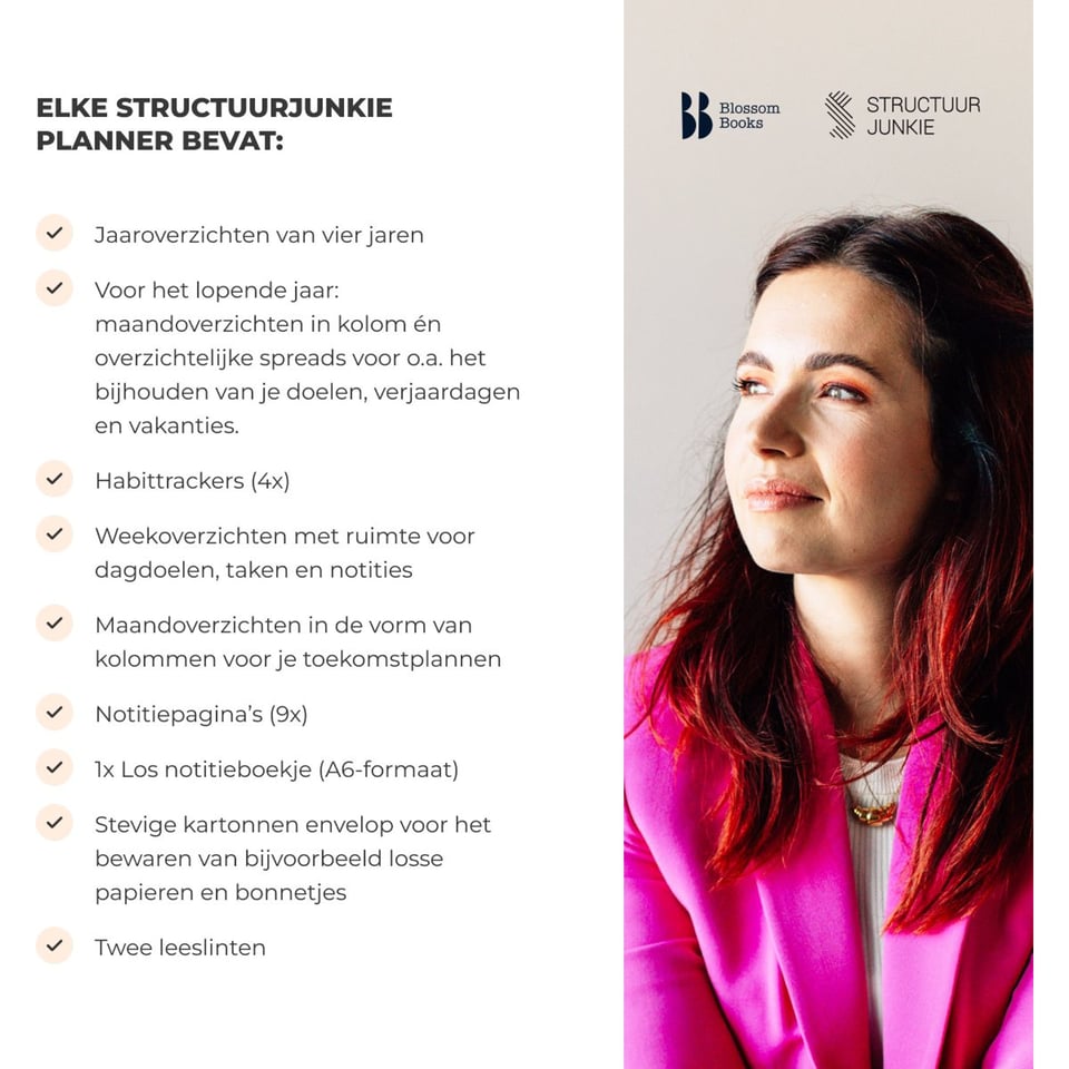 Structuurjunkie 2025/2026 Teacher Planner A4 NL