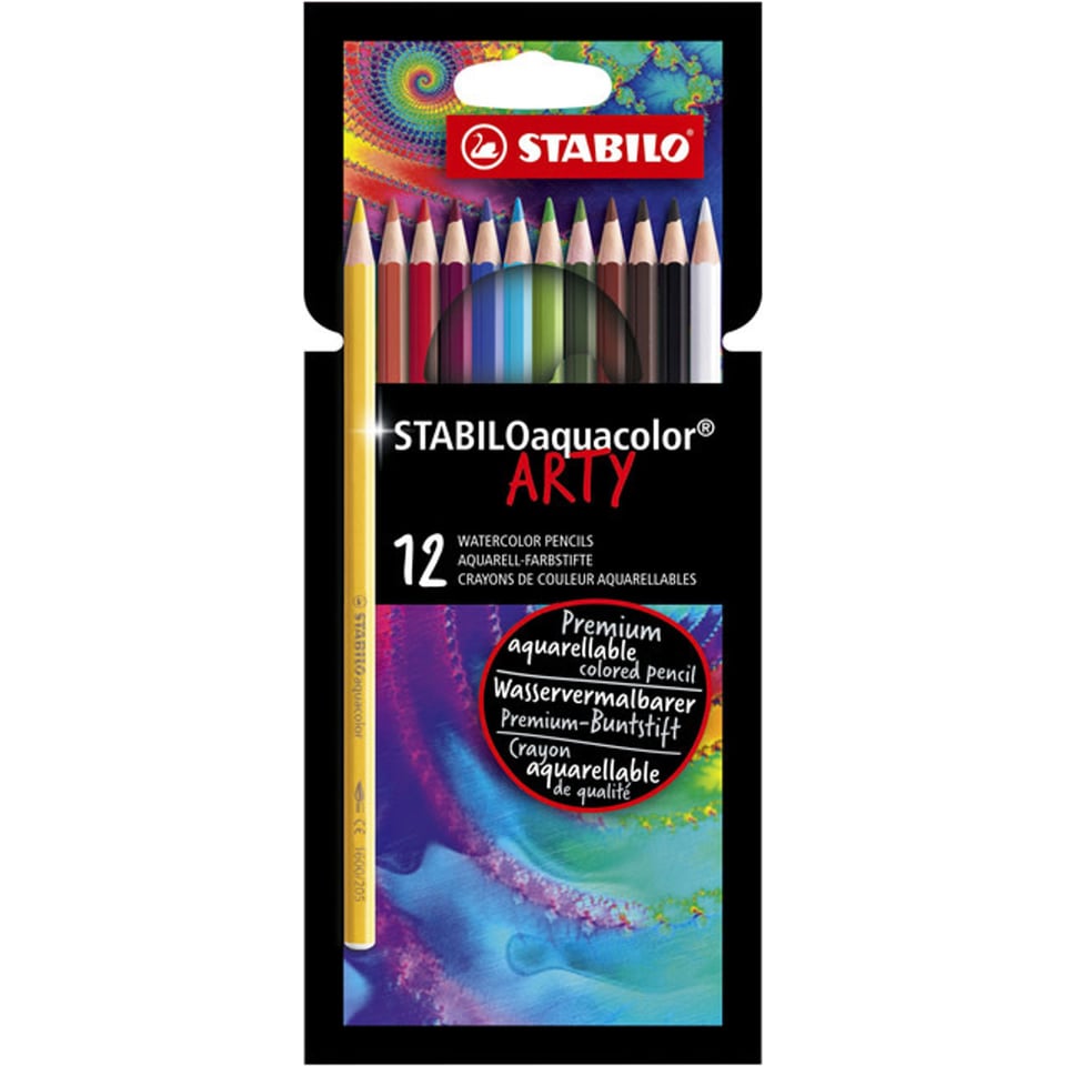 Stabilo Potloden Aquacolor Arty 12 Aquarel Potloden