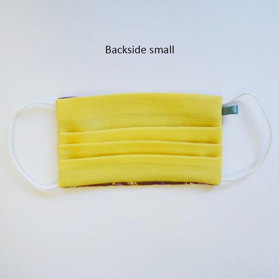 Herbruikbaar mondkapje bruin - Small (geschikt voor kinderen van 4 t/m 10 jaar)