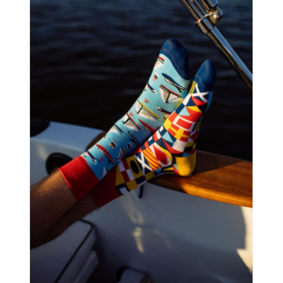 Many Mornings MisMatch Sokken Yacht Club