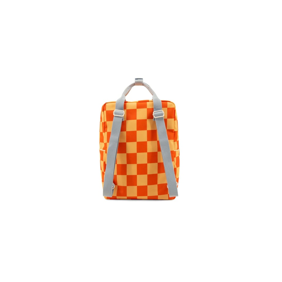 Sticky Lemon Rugzak Groot Blokjes Geel + Rood