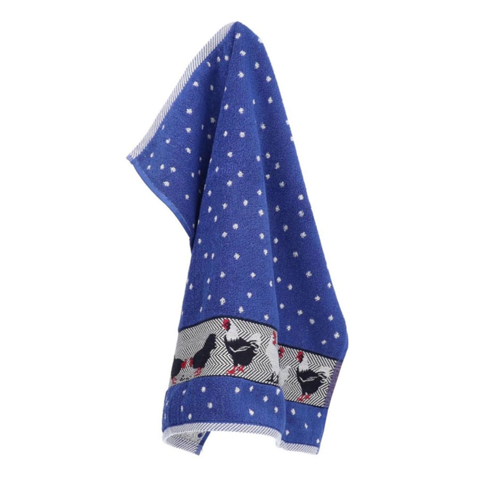 Handdoek Kippen Koninklijk Blauw