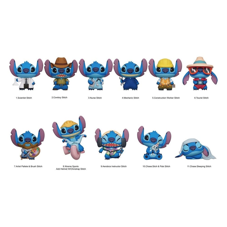 Disney Stitch Figural Bag Clip Mystery Pack - Series 6