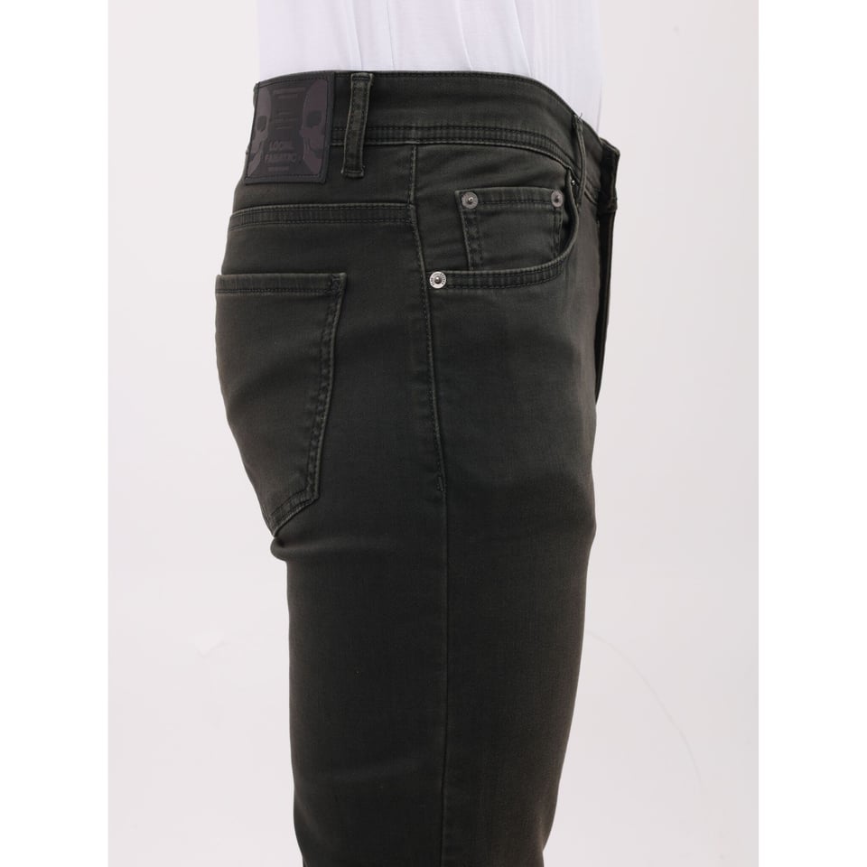 Spijkerbroek Mannen - Regular Fit - Heren Jeans Stretch - MM-R-17 - Donker Groen