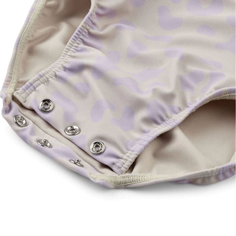 Maxime Baby Swimsuit - Leo / Misty Lilac