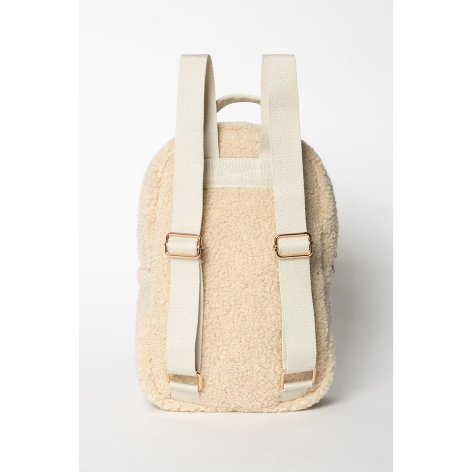 Teddy Mini Backpack  Ecru - Ecru / OS