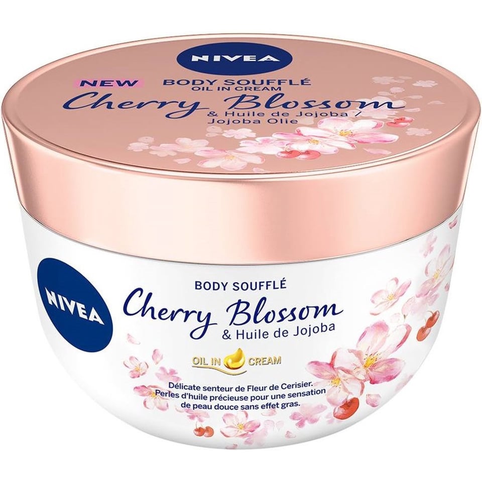 NIVEA Cherry Blossom & Jojoba Oil Body Soufflé 200ml