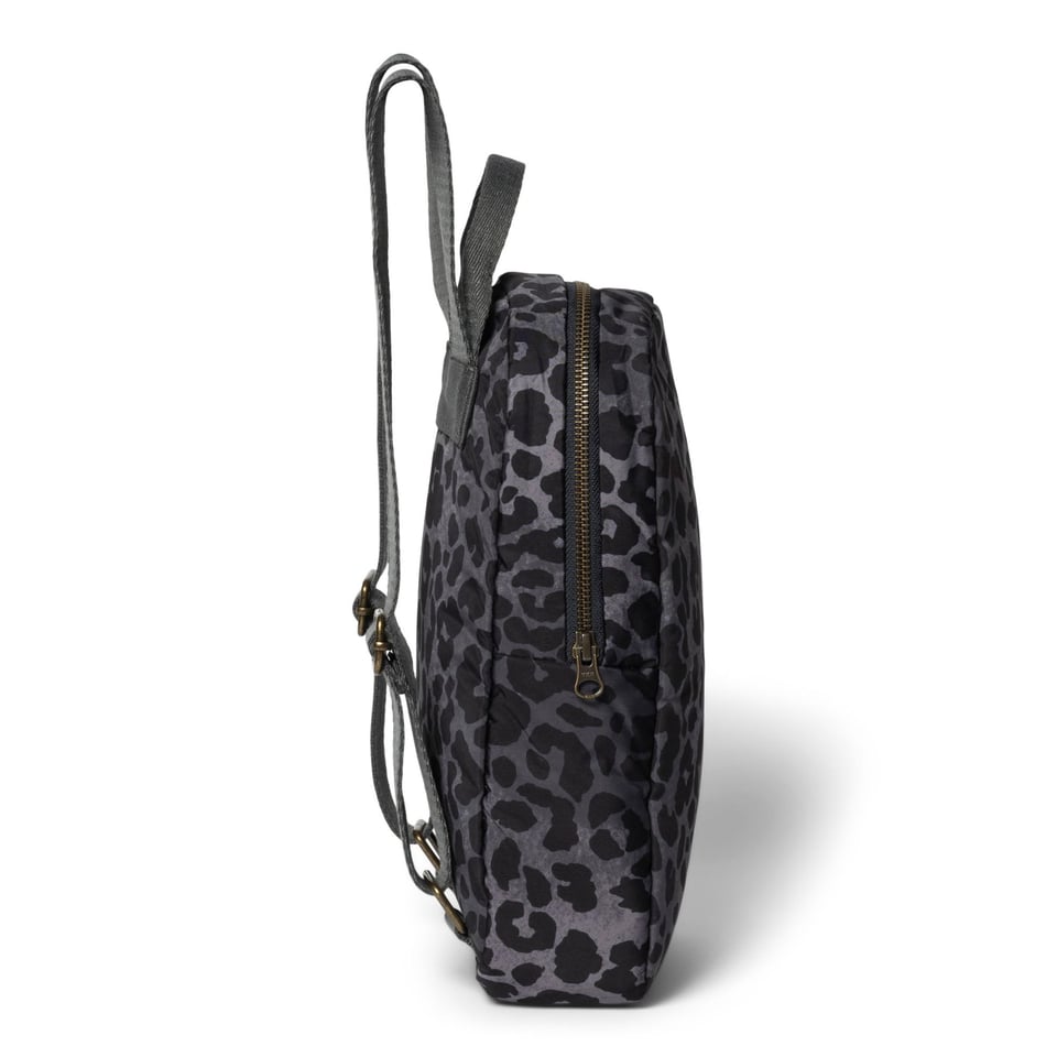 Antra Leopard Puffy Mini Backpack