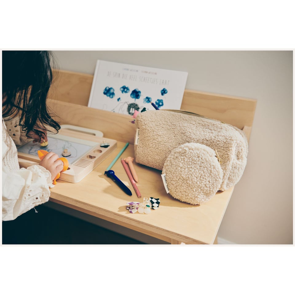 Teddy Wallet  Ecru - Ecru / OS