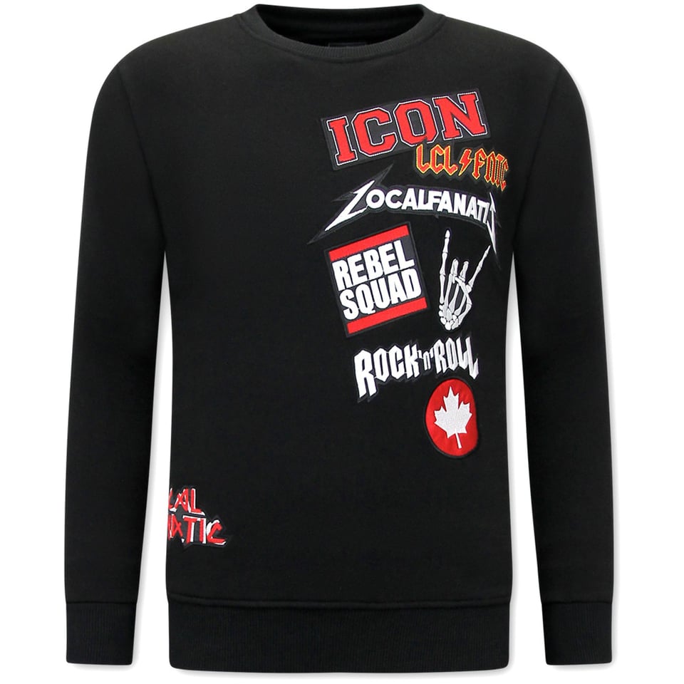 Exclusieve Joggingpak Heren - ICON Rocks - Zwart