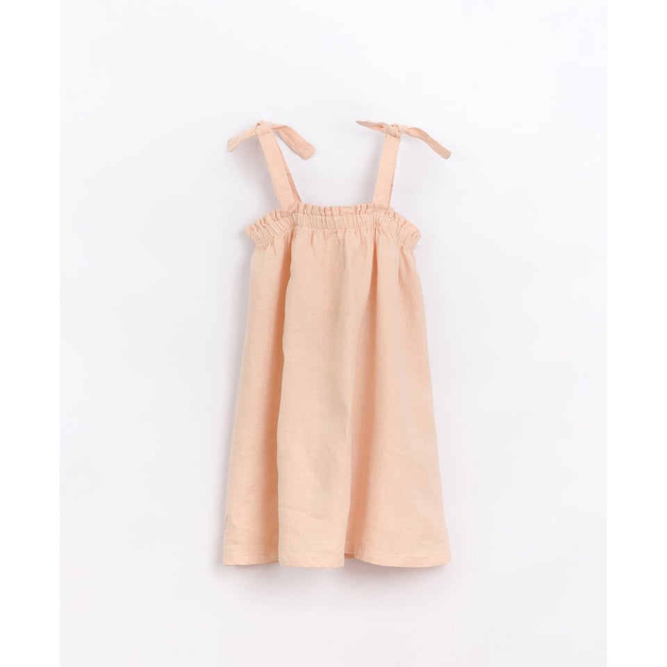 Play Up - Dress in linen  Basketry