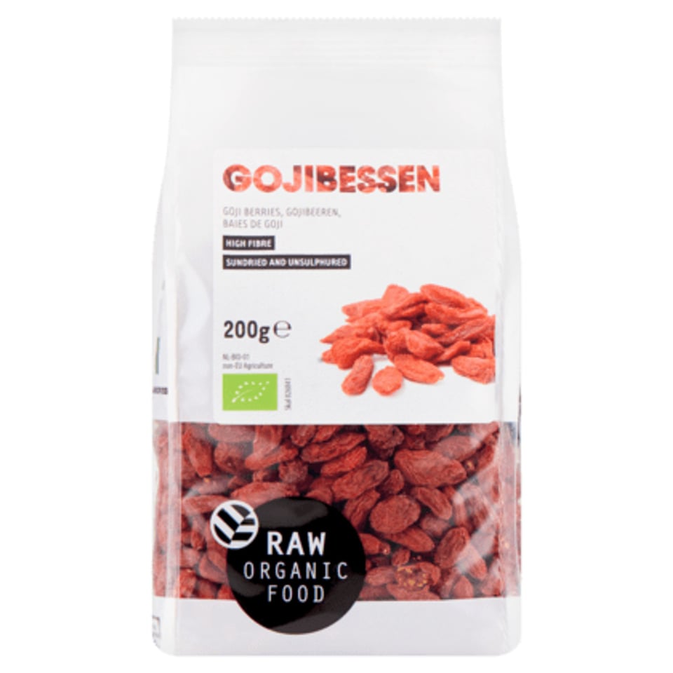 Raw Organic Food Gojibessen Biologisch