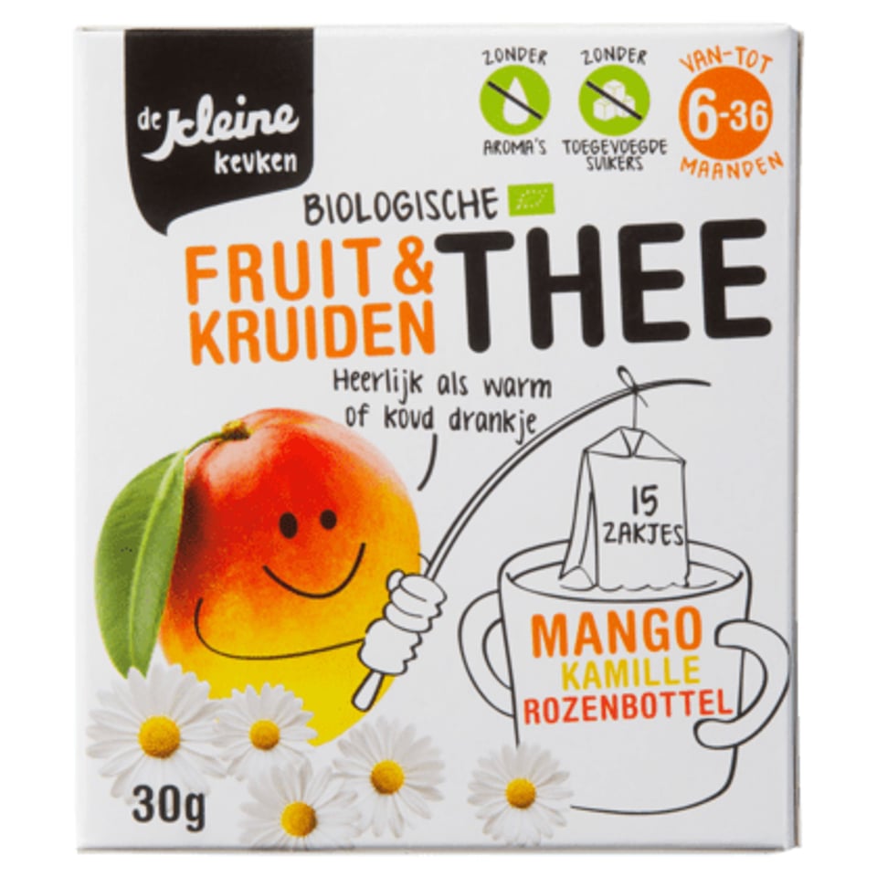 De Kleine Keuken Bio Mango Thee 6+