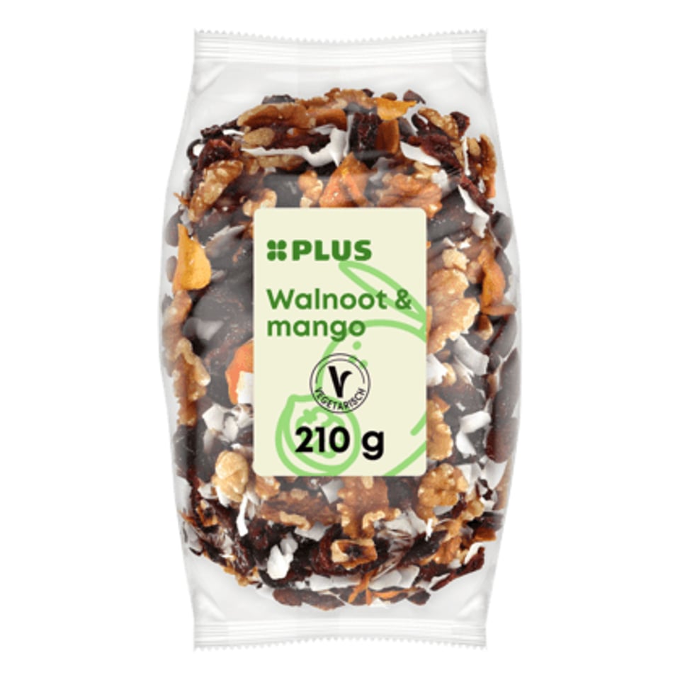 PLUS Ontbijtverrijker Walnoot & Mango Mix