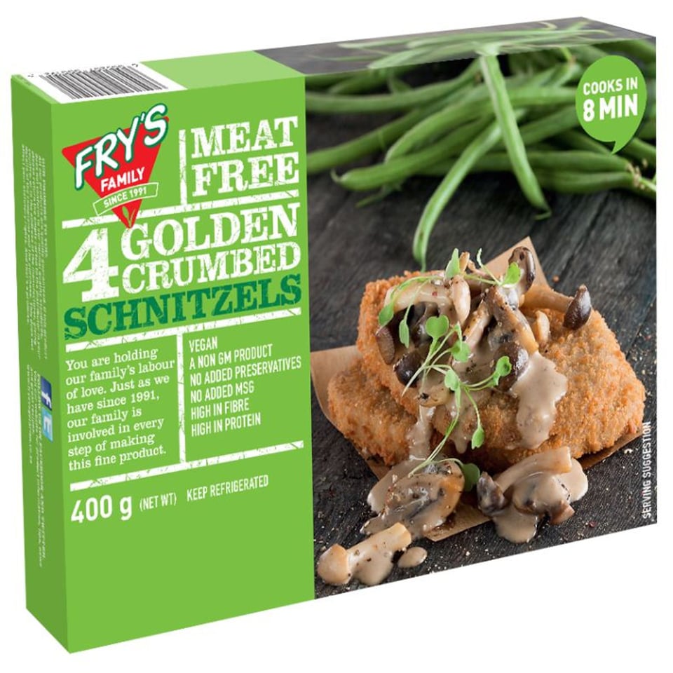 Fry's Golden Crumbed Schnitzels 320g