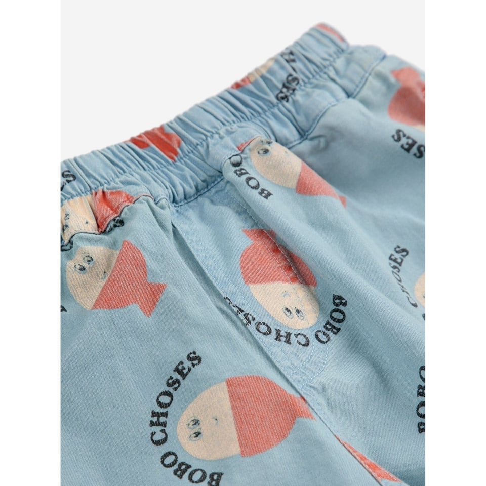 Bobo Choses Morning Egg All Over Woven Bermuda Shorts