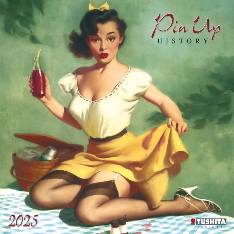 Pin Up History Calendar 2025 - Kalender