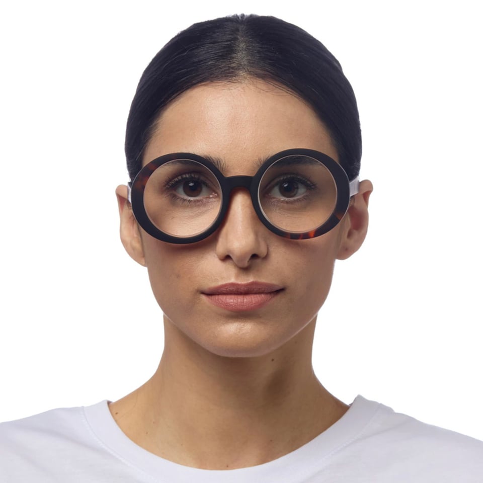 Leesbril LAURA Round Black Havana OK024B3H