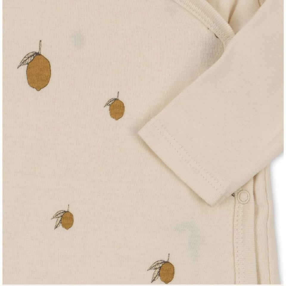 Konges Slojd Newborn Onesie Lemon