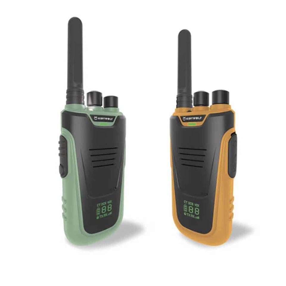 KidyWolf KIDYTALK Walkie Talkies Groen/Oranje