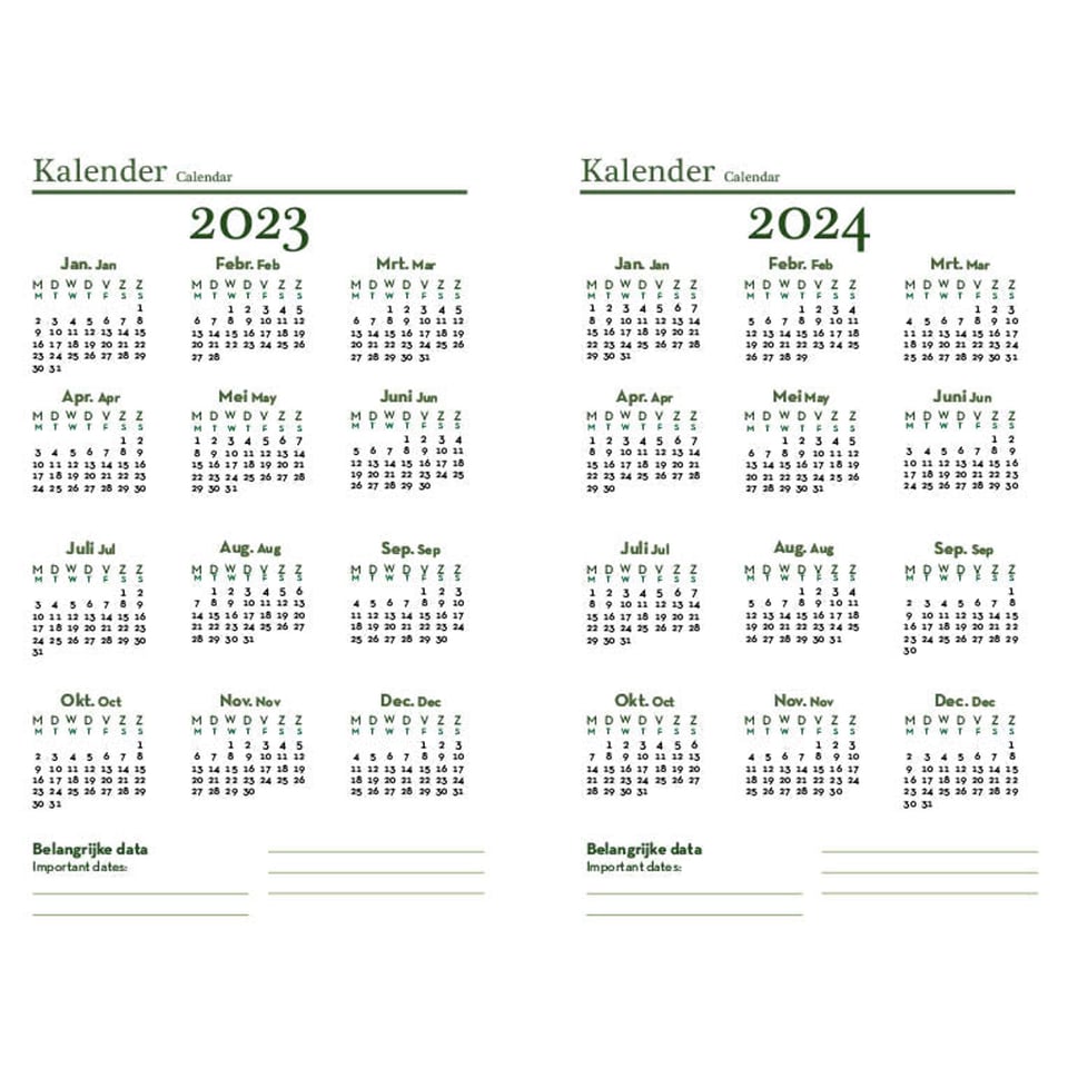 Refilling - Year Agenda 2024
